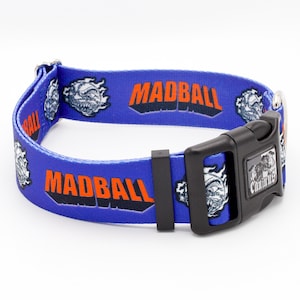 Madball Official Dog Collar Martingale & Buckle 5/8&quot;- 1.5&quot; Width Collars