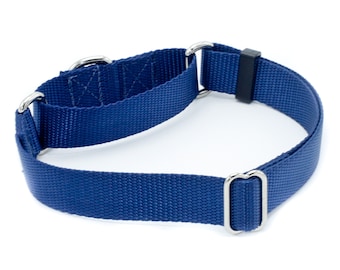 1/2 Inch Width Martingale Nylon Dog Collar -  1/2" width Martingale Training Collar