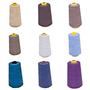 New 6000 Yards 40/2 Polyester Thread Cones image 1