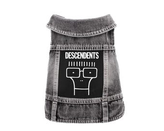 Descendents Denim Jacket - Cats and Dogs, battle vest