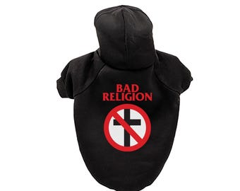 Bad Religion Hooded Sweatshirt - Dog and Cat Hoodie