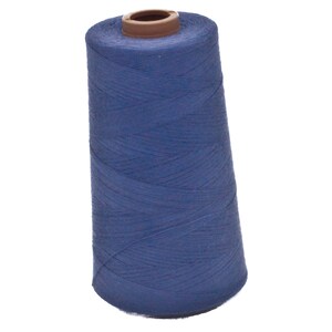 New 6000 Yards 40/2 Polyester Thread Cones Light Navy - 6584