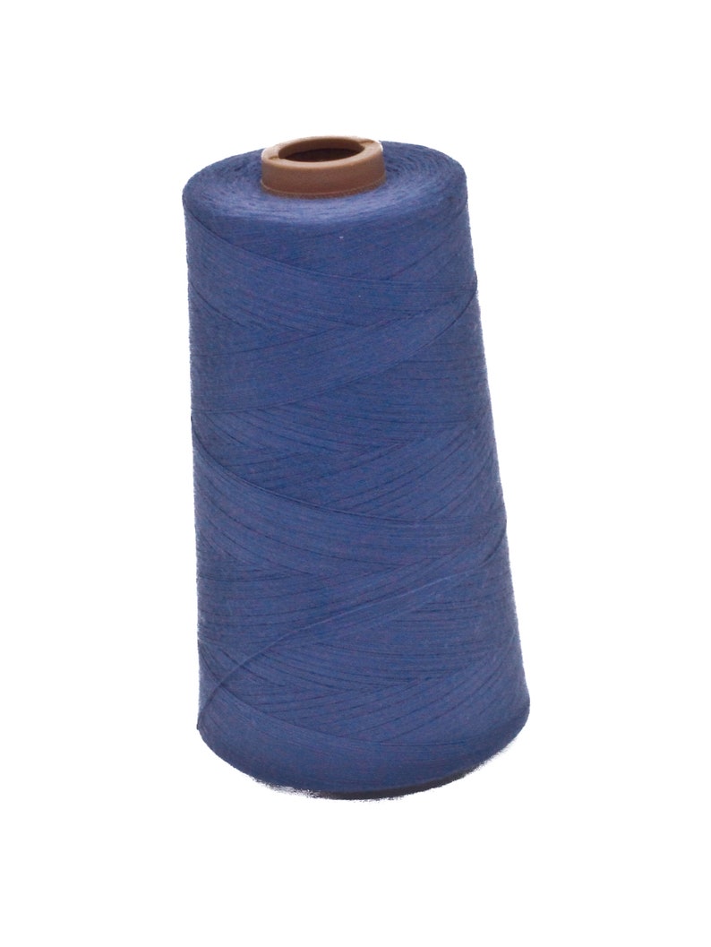 New 6000 Yards 40/2 Polyester Thread Cones Light Navy - 6584