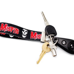 Misfits &quot;Fiend Skull&quot; Official Key Chains / Lanyard