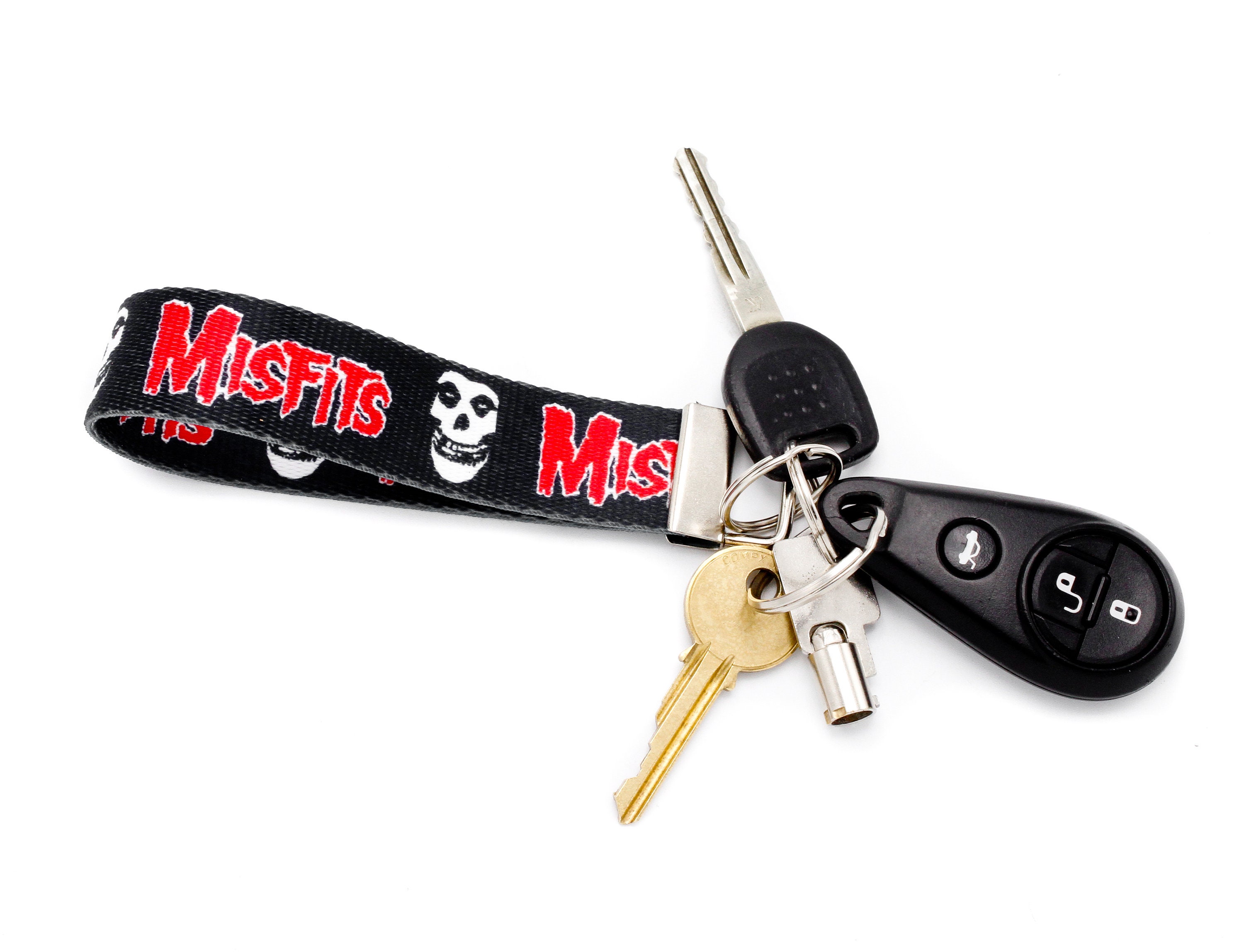 The Misfits Fiend Club Skull Logo Keychain Lanyard Keyring ID Badge Holder LYN-041 1 The Misfits Fiend Club Skull Logo Keychain Lanyard Keyring ID Badge Holder LYN-041 1