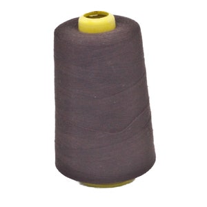 New 6000 Yards 40/2 Polyester Thread Cones Brown - 1124