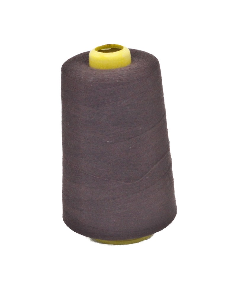 New 6000 Yards 40/2 Polyester Thread Cones Brown - 1124