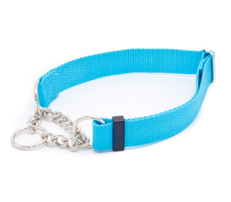 3/4 Inch Chain Martingale No Slip Dog Collars 3/4 Half Etsy