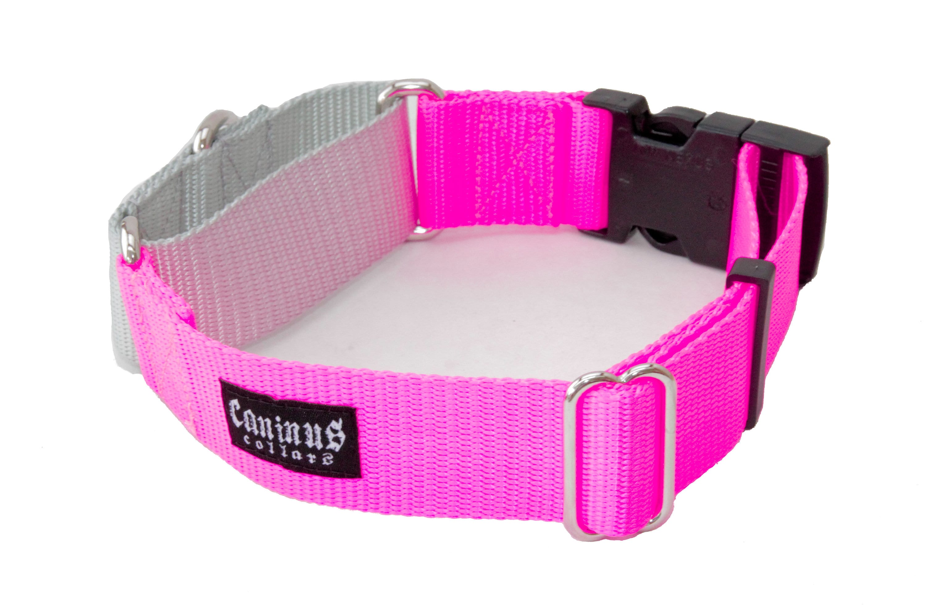Serijoars Martingale Hundehalsband Aus Nylon – Verstellbar, Reflektierend, Für Kleine Bis Große Hunde (M, Lila)