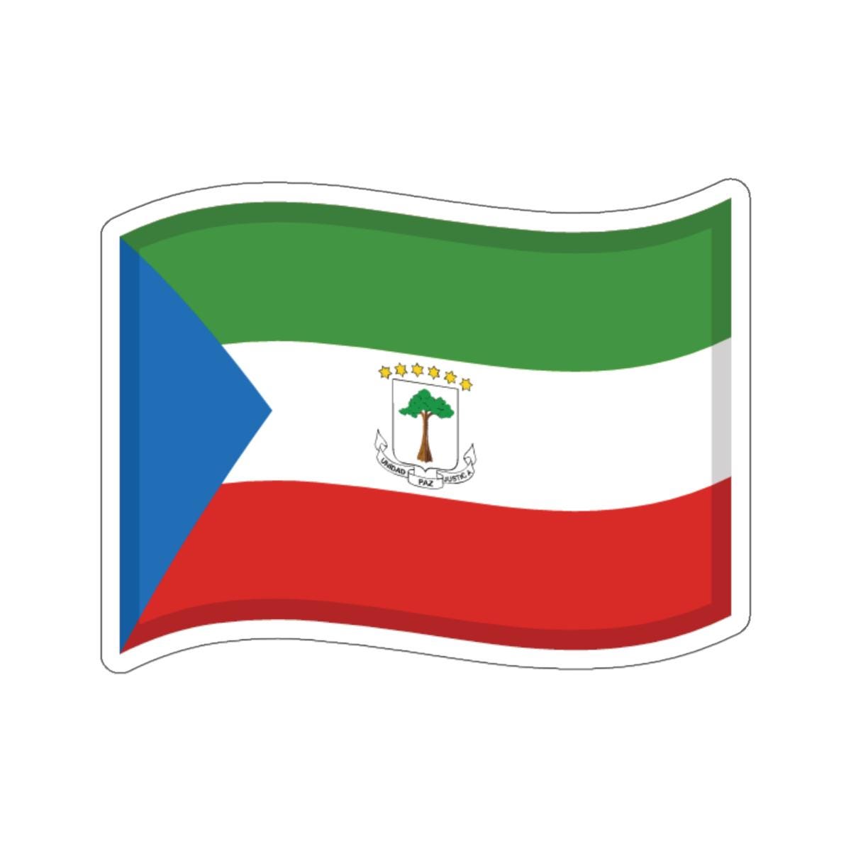 Equatorial Guinea Flag Sticker | Fun Sticker Decoration | Fun Gift | Laptop Stickers | Planner Stickers | Phone/Phone Case Stickers