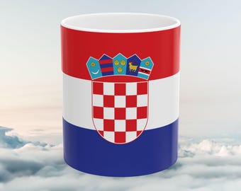 Croatia Flag Coffee Mug, Coffee Cup