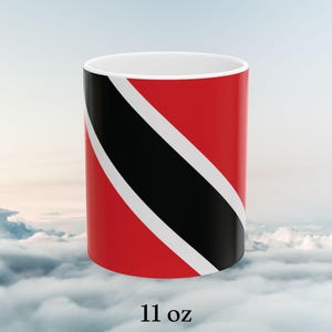 Trinidad und Tobago Flagge Kaffeebecher, Kaffeetasse