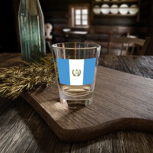 Guatemala Flag Shot Glass, Celebrate Your Heritage, Perfect for Parties, Collectors, Unique Gift, 1.5oz
