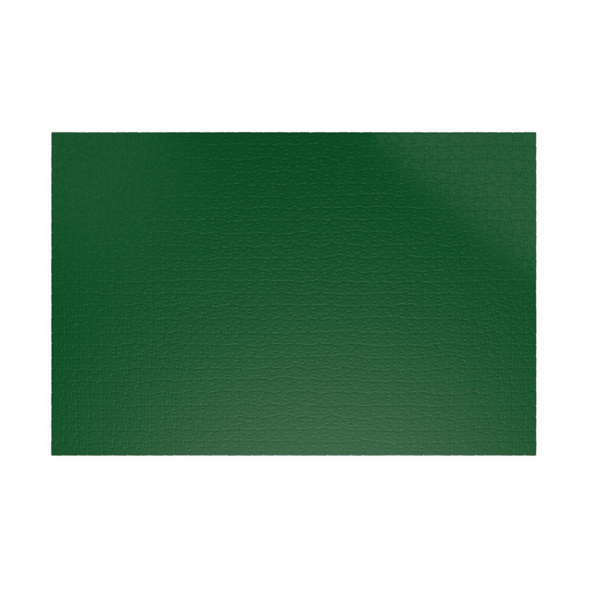 Effen groene puzzel, 110 252 520 1014-delige puzzel voor volwassenen en kinderen, hersenkraker, thuisactiviteit, ontspannende uitdaging, cadeau