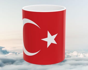 Turkey Flag Coffee Mug, Coffee Cup, Turkiye