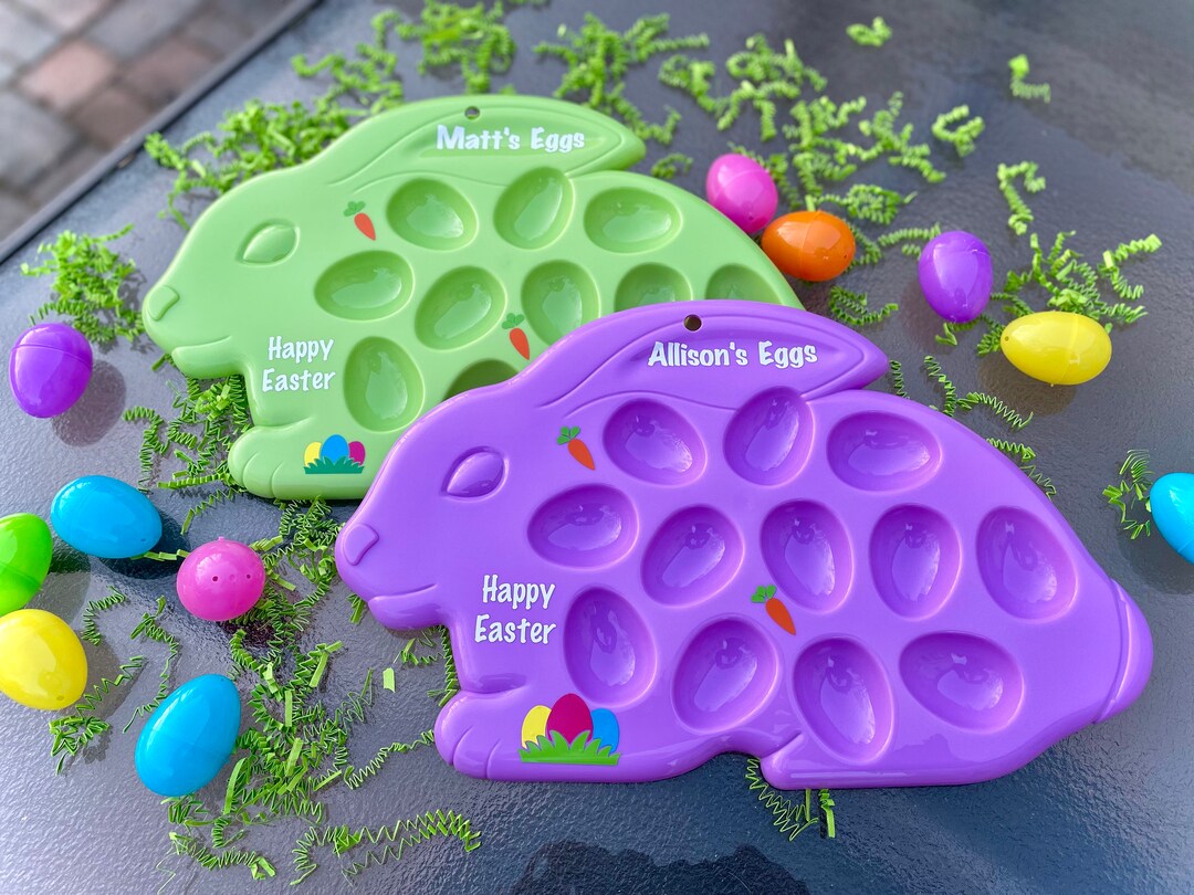 Personalized Easter Egg Trays, Easter Egg Etsy