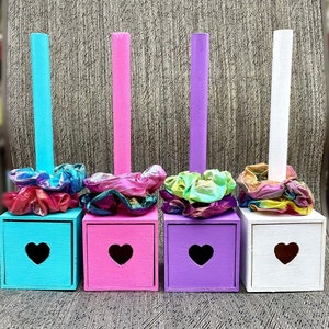 Reserved stand, Scrunchie holder, scrunchie storage, hair ties, hair clips and hair accessories