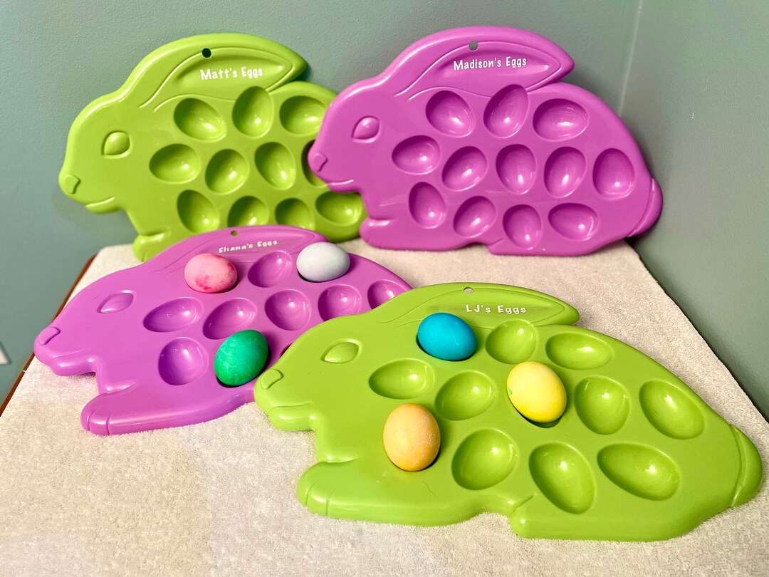 Personalized Easter Egg Trays Etsy