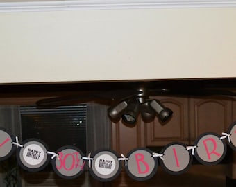 Banner, Birthday Banner, Party Decor, Decor, Birthday Props, Birthday, Birthday Party, Happy Birthday banner, 50th, 50th birthday, Sale