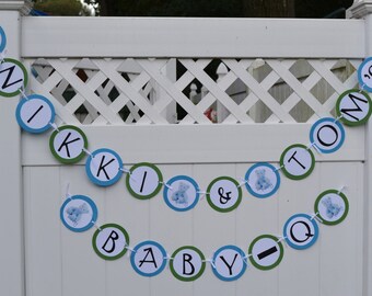 CUSTOM, Baby Shower banner, Baby Q banner, BABYQ