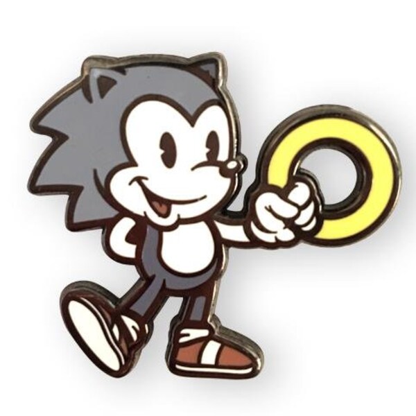 Vintage Sonic Enamel Pin