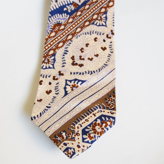 Vintage Liberty of London Silk Tie Late 60s 70s W… - image 10