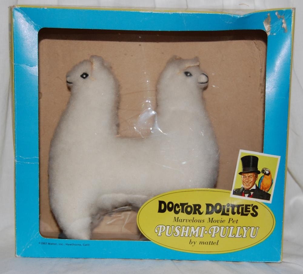 SALE: 1967 Doctor Dolittle Pushmi-pullyu Figure in Original - Etsy SALE: 1967 Doctor Dolittle Pushmi-pullyu Figure in Original - Etsy