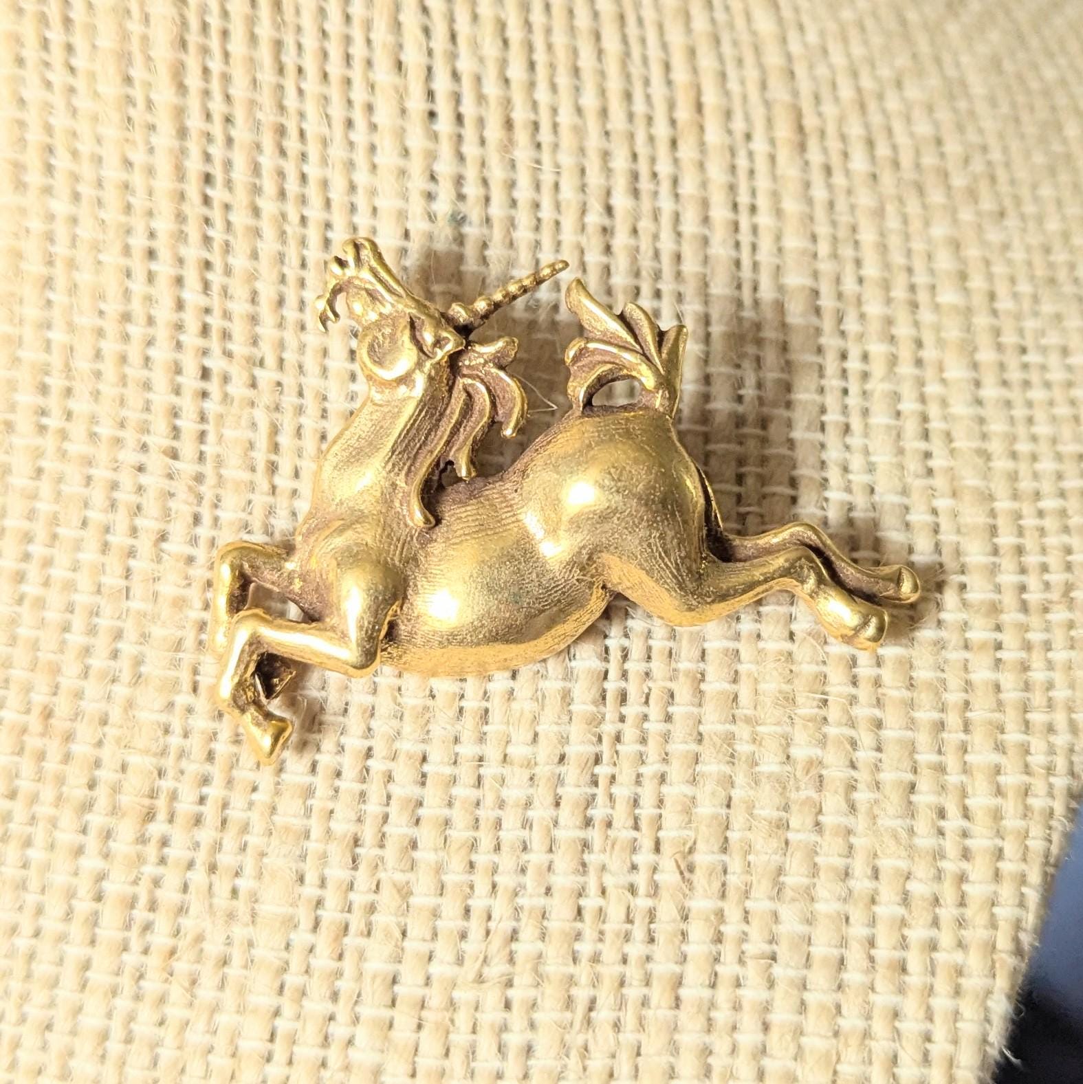 メトロポリタン美術館 MMA スターリング　シルバー　ユニコーン ブローチ Mma Unicorn Brooch - Etsy