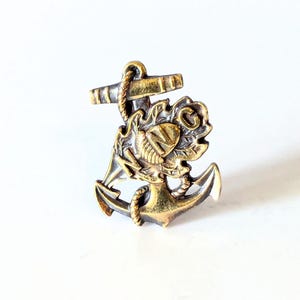 Vintage Hilborn Hamburger Sterling Silver 10k Gold Filled Navy Nursing Corps Hat Pin WWII