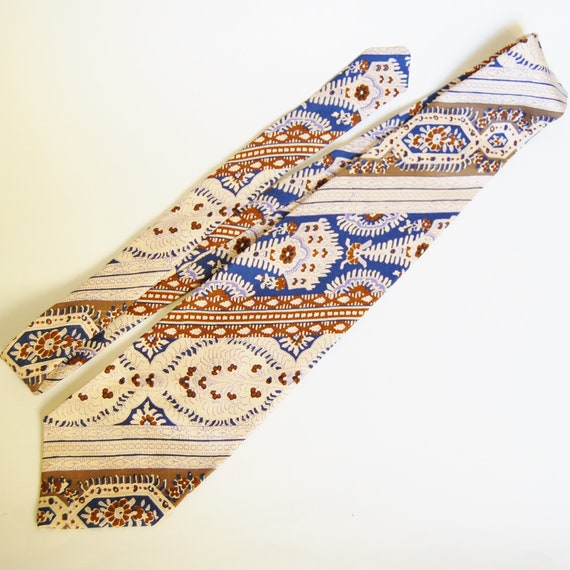 Vintage Liberty of London Silk Tie Late 60s 70s W… - image 8