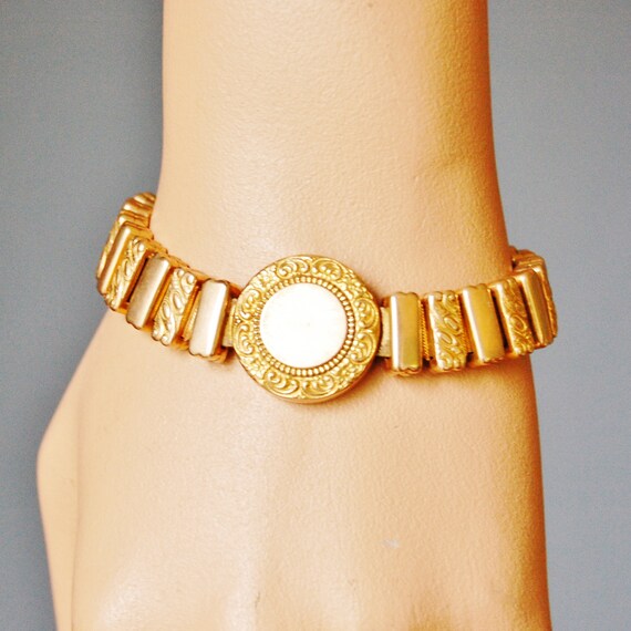 Antique 1900s Bracelet Gold Filled Vintage Expansi