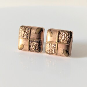 Antique Cuff Links 1910s Cufflinks Gold Plate on Brass