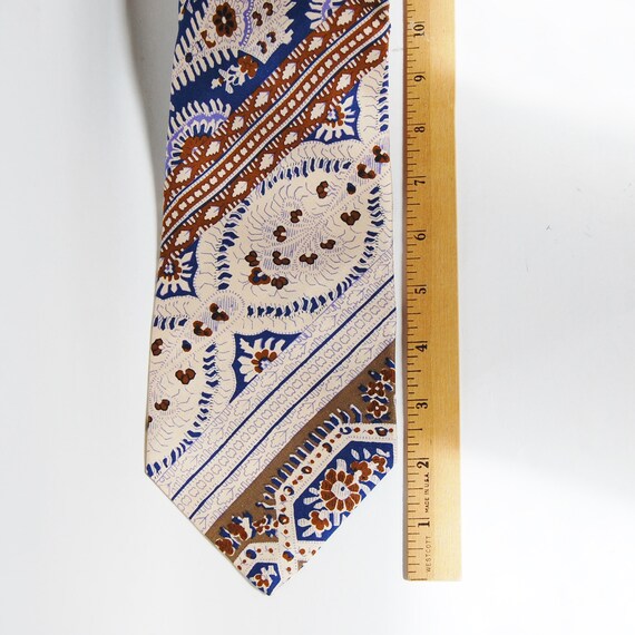 Vintage Liberty of London Silk Tie Late 60s 70s W… - image 9