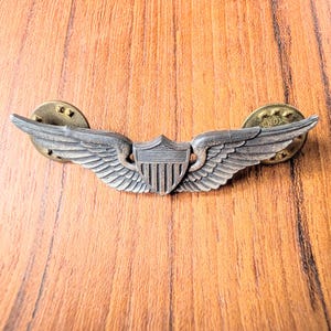 【限定値下】WWII期【1940年代頃】USAAF シルバー製ミリタリー ピンズ 1940s Air Force Pin - Etsy