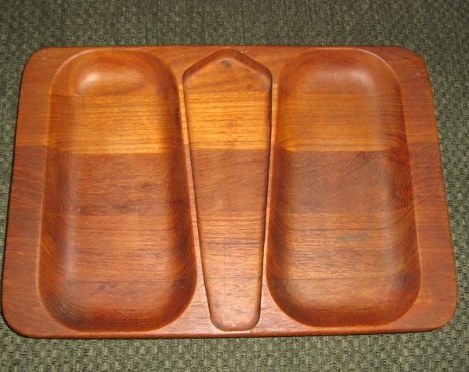 Plaque à Découper/sculpter Danoise Vintage Digsmed Avec Couteau Magnétique