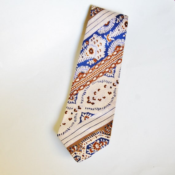 Vintage Liberty of London Silk Tie Late 60s 70s W… - image 1