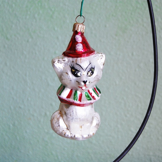 Christopher radko cat christmas ornament Clearance