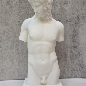 Eros Bust Statue, Love Statue 3D Printed, Greek God Sculpture, Cupid Art Decor, Canova Mythology Gift, Ancient Greek Romance