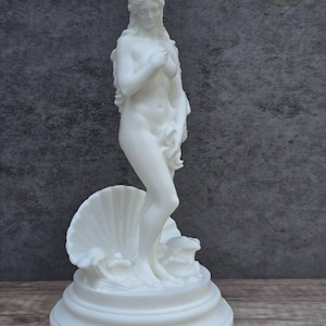 Birth of Venus Statue, Renaissance Decor, Aphrodite Goddess Sculpture, Botticelli Art, Mythology Gift for Her image 7
