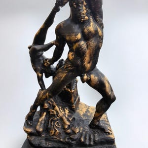 Hercules and Lichas Statue – 3D Printed Mythological Sculpture | Canova-Inspired Classical Art for Home Decor
