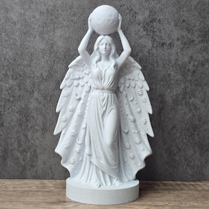 Selene Moon Goddess Statue, Lunar Deity Sculpture, Pagan Altar Decor, Witchy Home Gift