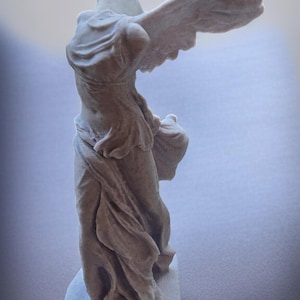 Winged Victory of Samothrace Statue - 3D Printed Greek Goddess Nike - Art Sculpture in Multiple Sizes & Colors.
