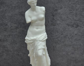 Venus de Milo Statue, Aphrodite Sculpture 3D Printed, Greek Goddess Decor, Venus Sculpture Louvre Art, Classical Museum Replica Gift