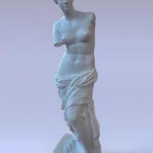 Estatua de Venus de Milo: Escultura de la diosa grecorromana Afrodita / Decoración clásica y elegante para el hogar