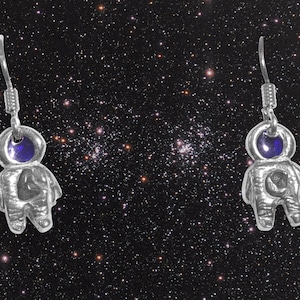 Stunning Campo Del Cielo Meteorite Earrings