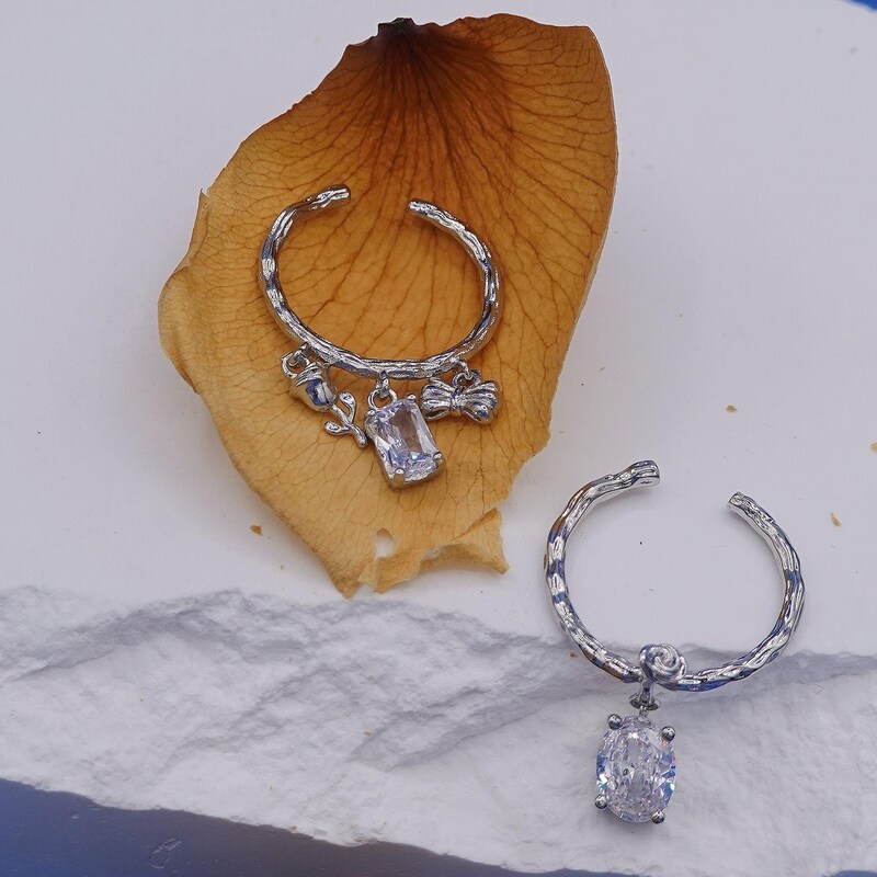 Dangle Charm Ring - Etsy