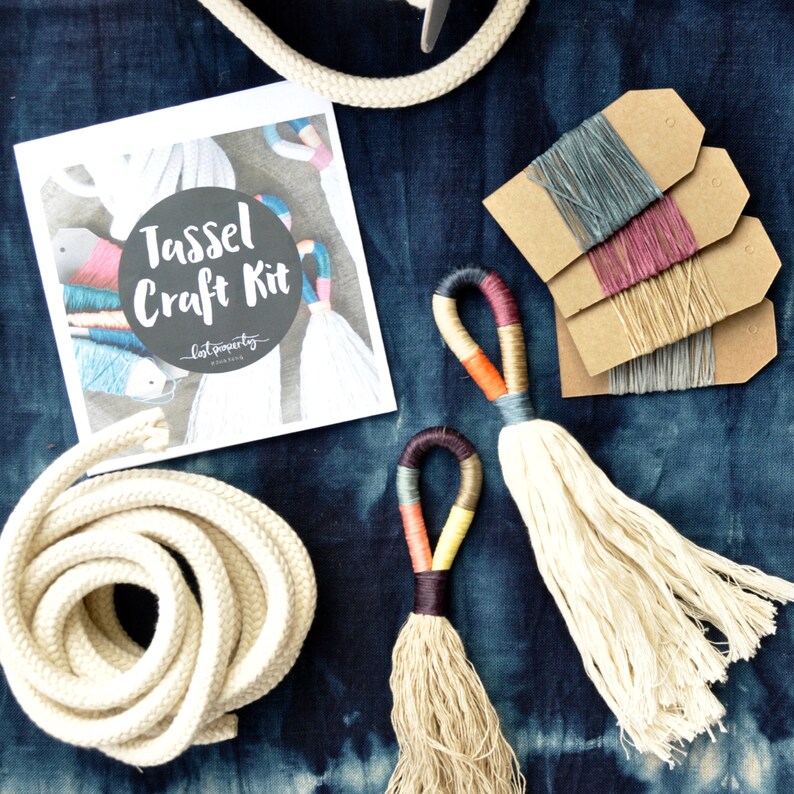 DIY Tassel Making Kit. Make Your Own Large or Mini Tassels Etsy