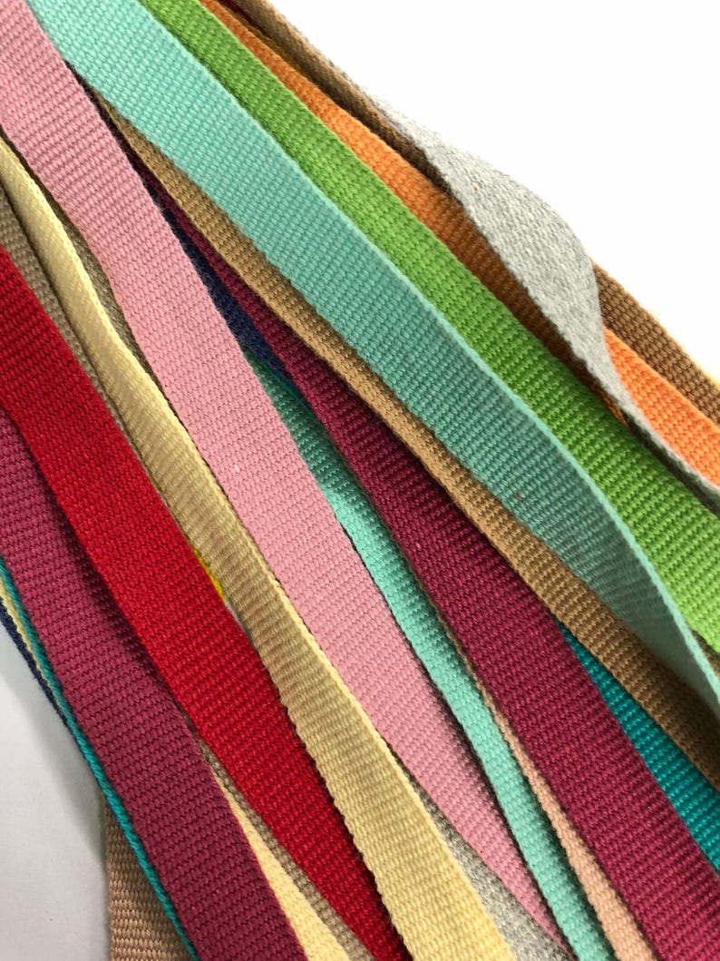 3/8 Cotton Grosgrain Ribbon / Woven cotton tape / sewing Etsy