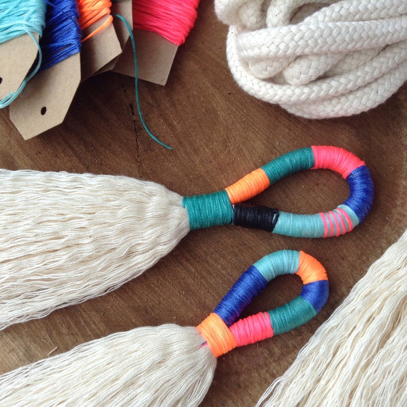 DIY Tassel Making Kit. Make your own large or mini tassels Etsy