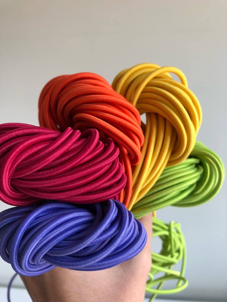 3mm Elastic Drawcord Elastic Bungee Nylon elastic shock Etsy